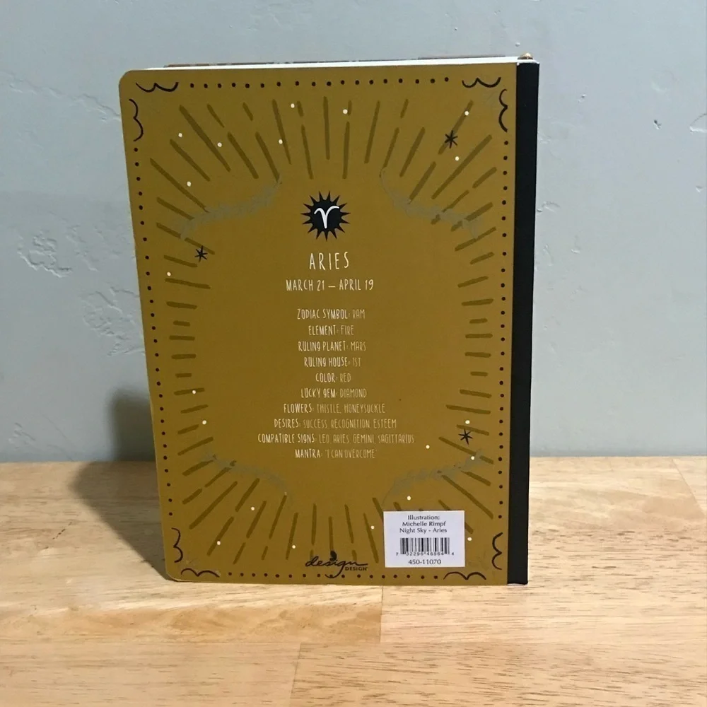 Aries Zodiak Journal. Beautiful, elegant and well made. 360 pages. Brand new!!